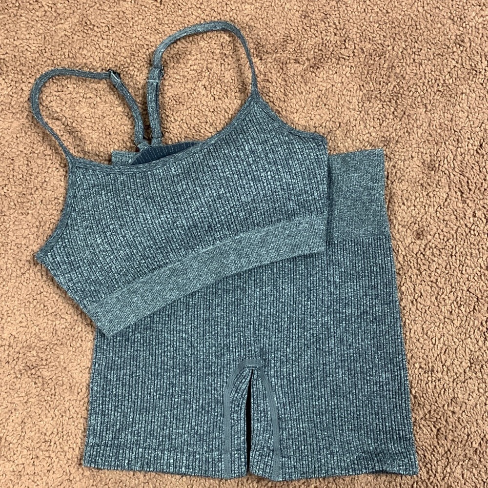 Women’s size Small gray work out set